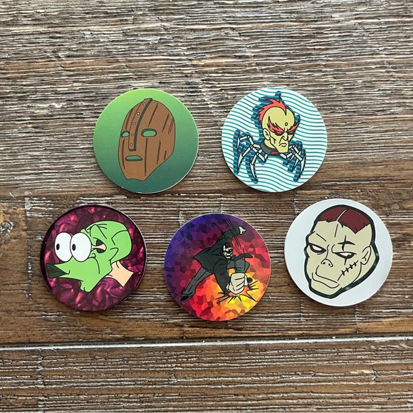 POG Other - Vintage 1995 POG The Mask Movie Series